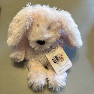 BNWT Warmies pink plush bunny